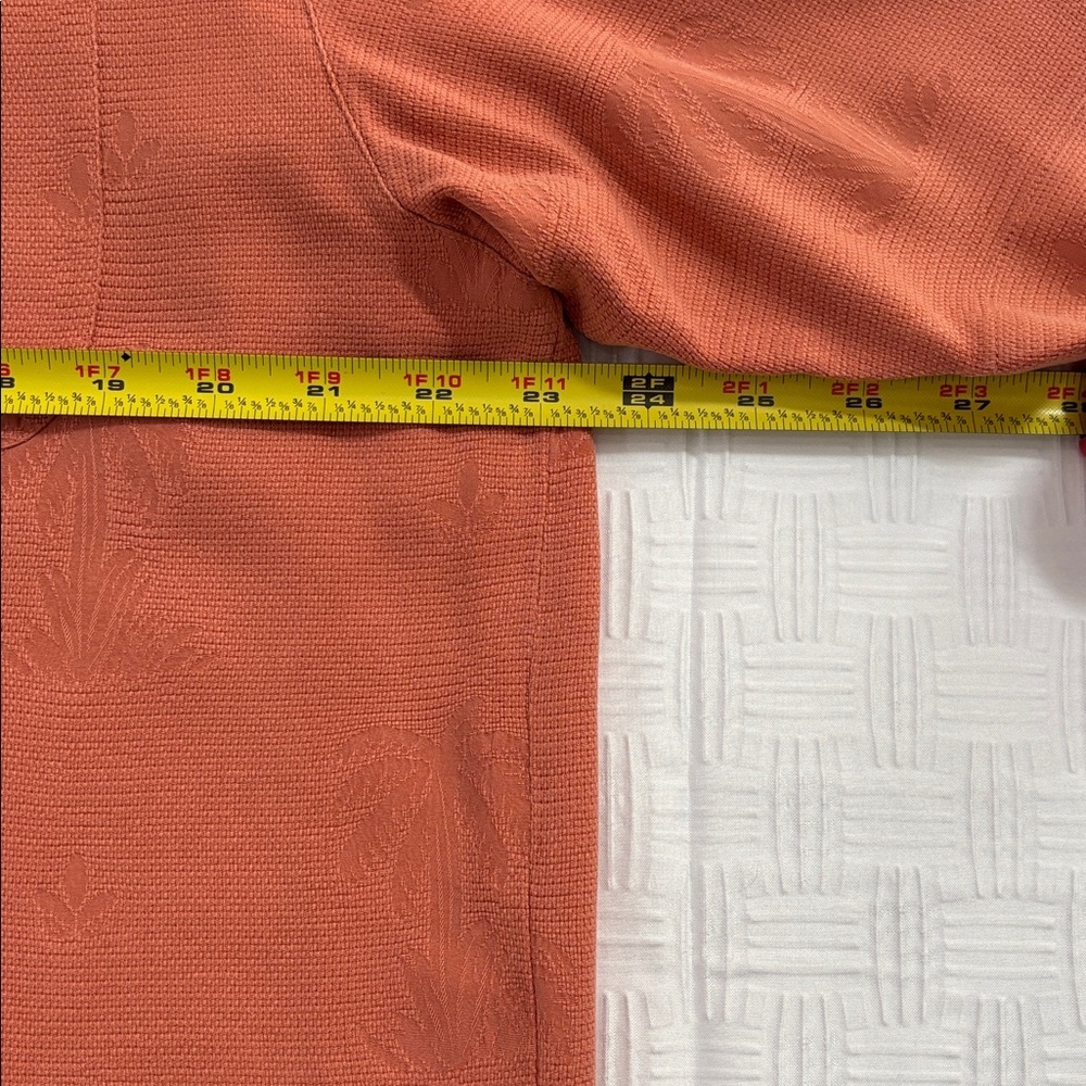 Tommy Bahama Coral Button-Up Short Sleeve Shirt Men’s 100% Silk Palm Trees Large - Picture 7 of 13